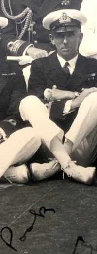 Hugh C Pook was the Chief Gunner of H.M.S. REVENGE