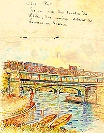 Fake van Gogh watercolour